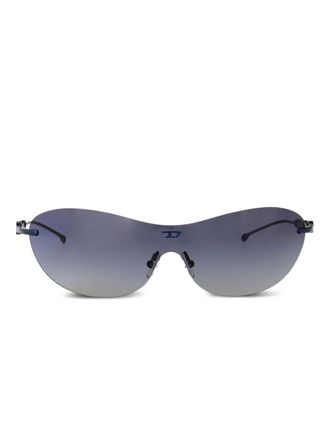 Diesel rimless oval-frame sunglasses - 102414