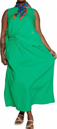 Bobo Choses Recycled Cotton Evas&eacute; Midi Skirt In Green