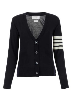 Thom Browne Black Wool Cardigan