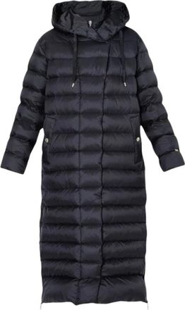 Liu Jo Down Coat - Dames - Dons jassen - Blauw - S - Leer - Jassen