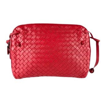 Bottega Veneta Pre-owned Cross Body Bags, female, Red, Size: ONE SIZE Pre-owned Shoulder Bag
