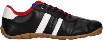 Wales Bonner Suede-leather Panelled Trainers - Heren - Sneakers - Zwart - 45 EU - Leer - Schoenen