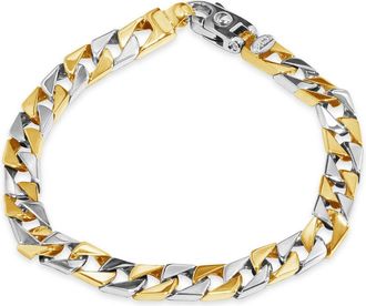Pompeii3 Mens Link 14k Gold (36gram) or Platinum (59gram) 7.5mm Bracelet 8.5