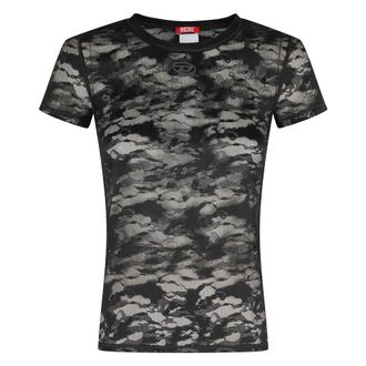 Diesel T-Shirts, female, Black, Size: XS T-Shirt Kasia Utlt