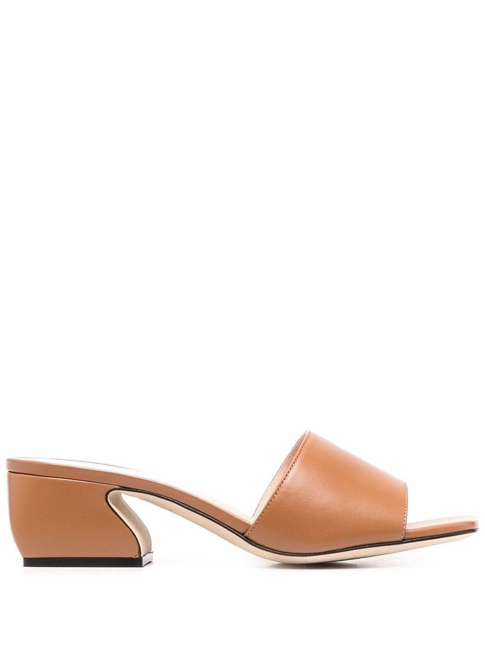 Mules à Talon Sergio Rossi - Taille 41 - Vert - Talon 5 Cm - Style Décontracté élégant