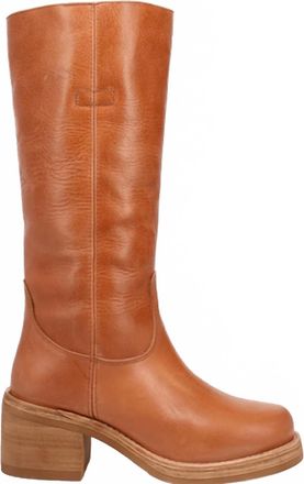 Dingo Womens Vagabond Leather Boot In Tan