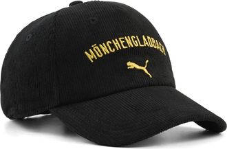 Puma Cappellino in velluto a coste Borussia M&ouml;nchengladbach ftblCulture, Accessori, Nero, OSFA