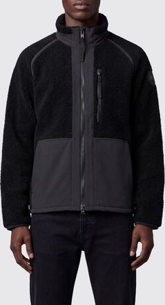 Canada Goose Giacca in pile di misto lana con collo alto e tasca con zip