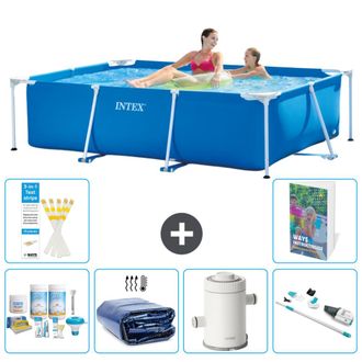 Intex Piscina Con Estructura Rectangular - 220x150x60 Cm - 7-piezas S136