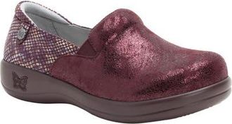 Alegria By Pg Lite Keli Clog in Glimmer Burgundy at Nordstrom, Size 36