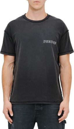 Purple Textured Inside Out Cotton Graphic T-Shirt in Black at Nordstrom Rack, Size Xx-Large