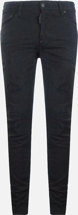 Dsquared2 Mens Dsquared2 Cool Guy Jean Black Reinforced Ripped Jeans - Size: 32/38