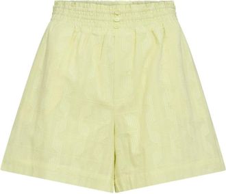 Co'Couture Lemone Stijlvolle Shorts voor de Zomer - Dames - Korte Broeken - Geel - XS - Katoen - Korte Broeken