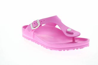 Birkenstock Womens Gizeh Eva Sandals In Neon Pink