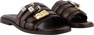 Ganni Womens Sue Sandals Brown Synthetic