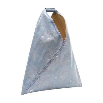 Maison Margiela Womens Japanese-Inspired Plastic Shoulder Bag Blue