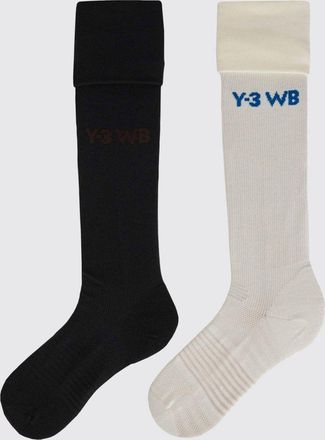 Wales Bonner Calze Y-3 x in cotone a coste con logo jacquard