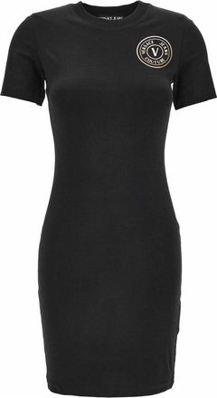 Versace Jeans Couture Stijlvolle Sweaters Collectie - Dames - Korte kleedjes - Zwart - 2XS - Kleedjes