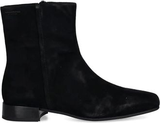 Vagabond zip-up ankle boots - women - Suede/Leather/Rubber - 36 - Black