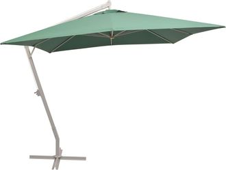 vidaXL Vidaxl - Sombrilla Colgante Con Palo De Aluminio Verde 300x300 Cm