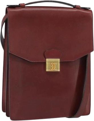 Cartier Pre-owned Cross Body Bags, female, Red, Size: ONE SIZE Pre-owned Cross Body Bag