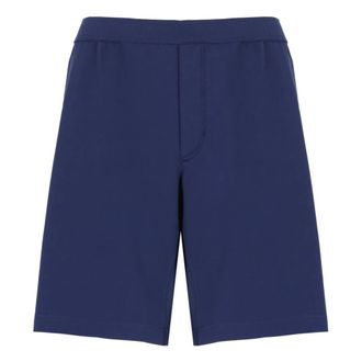 Brunello Cucinelli Brunello Cucinelli, Casual Shorts, male, Blue, Size: L Interlock Bermuda Shorts