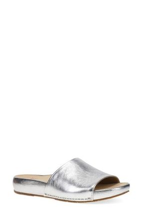 Dansko Twyla Slide Sandal in Pewter at Nordstrom, Size 10.5-11Us