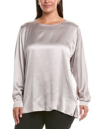 Marina Rinaldi Plus Ottelia Silk Shirt