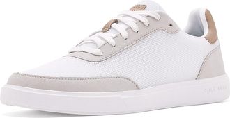 Cole Haan Grand Crosscourt Sideserve Mens Lace-up Boots Optic White/Micro Chip/Birch Beige : 10.5 D - Medium, Leather