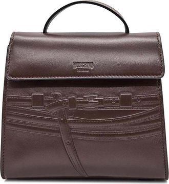 Moschino Tie Me Embossed Small Bag