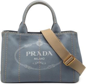 Prada Pre-owned Prada Small Canvas Canapa Logo Satchel EK8RVMM06Q39EZRK