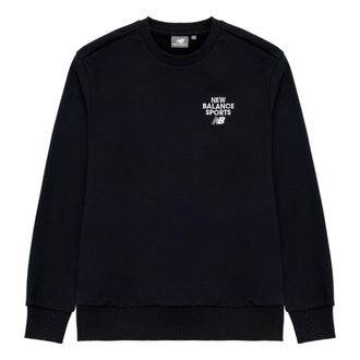 New Balance Sportswear Sweatshirt Asia Sizing Black 5CD12023-BK