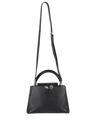 Louis Vuitton Black Leather Capucines BB (Authentic Pre-Loved)