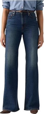 Levi's Jeans, Dames, Blauw, W31 L32, Katoen, Ribcage Flare Jeans