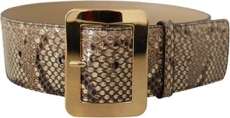 Dolce & Gabbana Python & Leather Belt