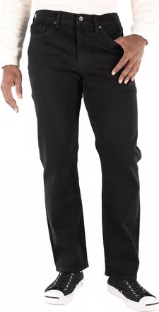 DEVIL-DOG Dungarees Relaxed Fit Straight Leg Jean In Black