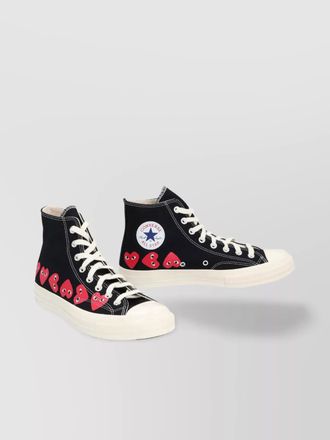 Comme Des Gar&ccedil;ons canvas high-top sneakers