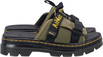 Dr. Martens Ayce Platform Slides - Dames - Sandalen - Groen - 36 EU - Leer - Schoenen