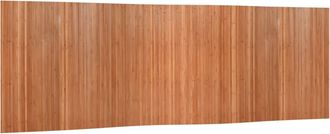 vidaXL Biombo Divisor De Bamb&uacute; Marr&oacute;n 165x600 Cm Vidaxl