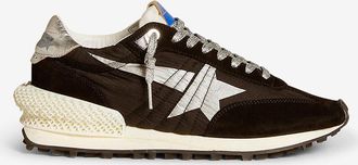 Golden Goose Niedrige Ripstop-Sneakers mit Wildleder Marathon