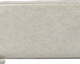 Balenciaga Light Gray Leather Long Wallet (Bi-Fold) (Pre-Owned)