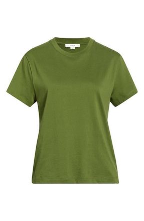 Vince Pima Cotton Crewneck T-Shirt in Herb at Nordstrom, Size Xx-Small