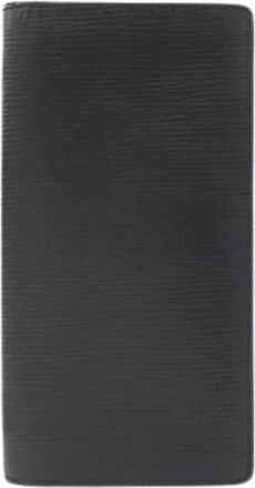 Louis Vuitton Pre-owned Wallets, male, Black, Size: ONE SIZE Pre-owned Epi Portefeuille Brazza Calf Wallet