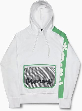 Money Clothing Mens Trek Off Hood - White - Size: 36