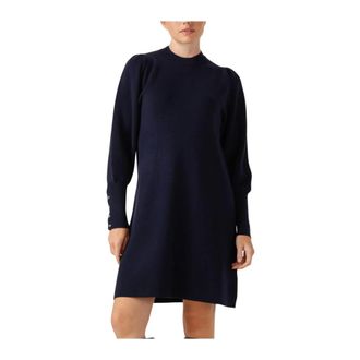 Janice Dames, Jurken, Blauw, Maat: S