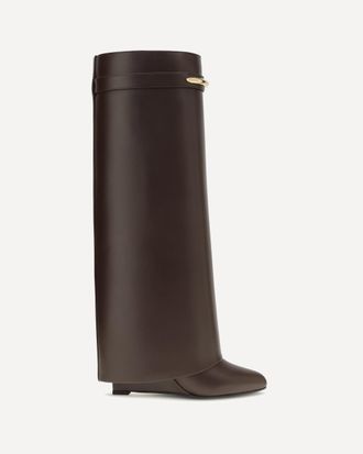 Givenchy Leather Shark Boots Female 36.5