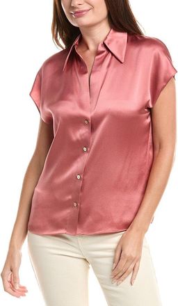 Vince Cap Sleeve Silk Top