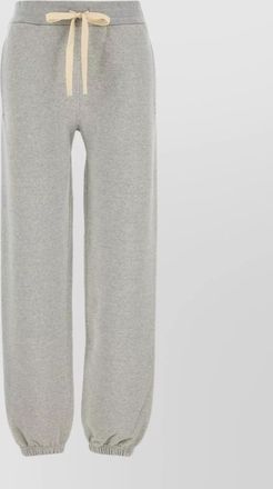 Jil Sander cotton joggers with back pocket and elastic waistband