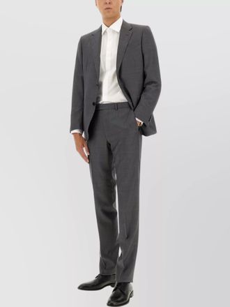 Ermenegildo Zegna tailored wool suit notch lapel