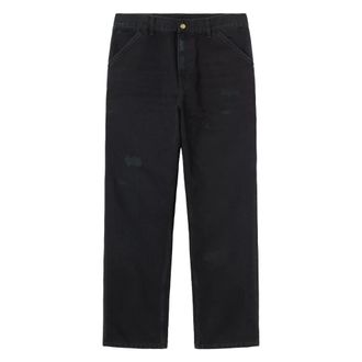 Carhartt Work in Progress Single Knee Pant - male - Carhartt Wip - Straight Fit Jeans - Black - W30 - Jeans